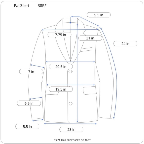 Pal Zileri REDA Super 100s Charcoal Wool Blazer - Picture 4 of 12